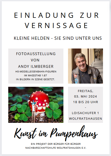 Vernissage Andy Ilmberger - Kleine Helden: Sie sind unter uns!